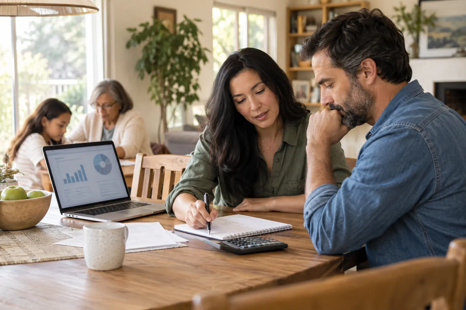 Business owners planning company reserves